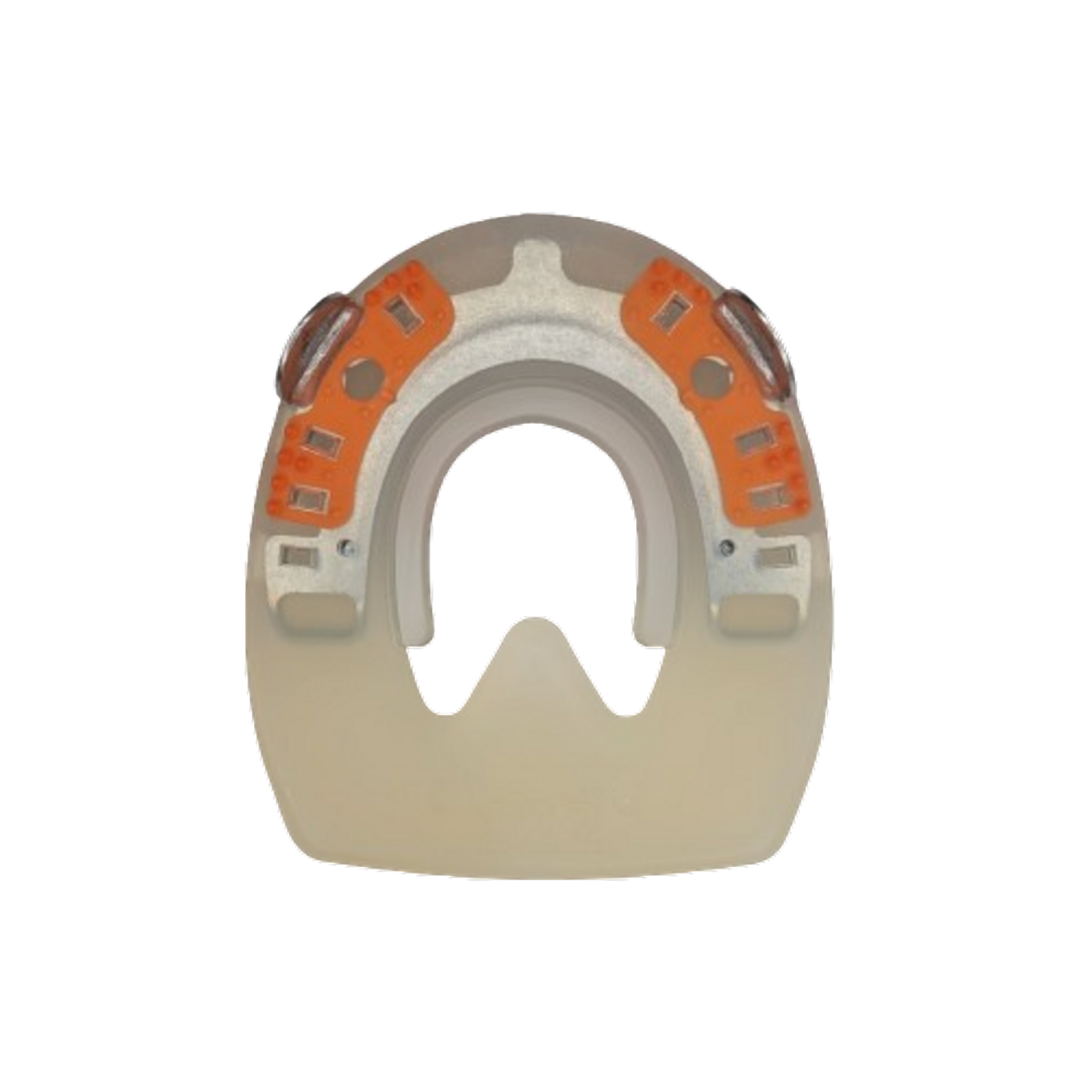 FER DUPLO ORANGE Standard OVALE avec pinçons 150