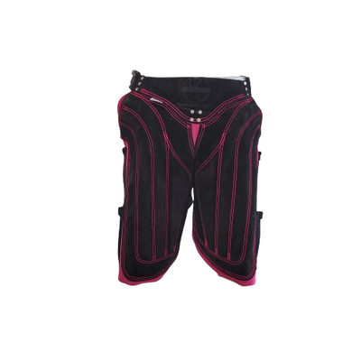 TABLIER Rose/Black tout Cuir Slim Court 3RD MILLENNIUM
