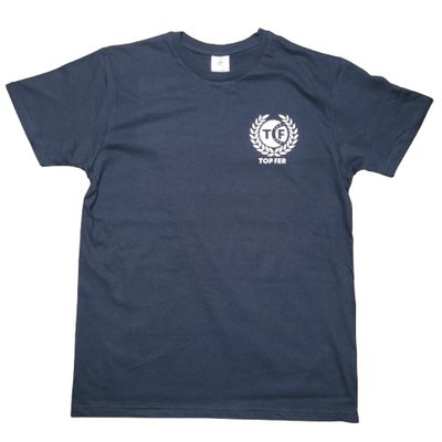 T-Shirt Top Fer Bleu