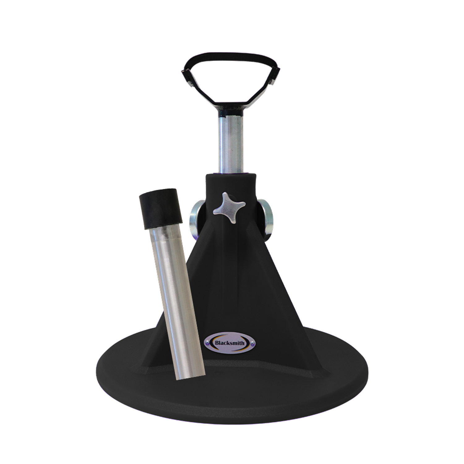 Trépied base ronde Ajustable Blacksmith NOIR